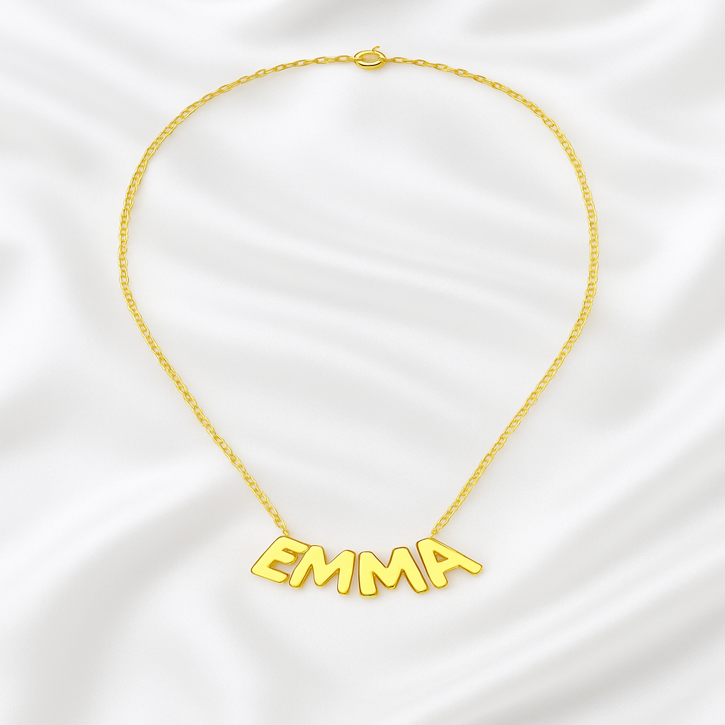 Luna Luxe Charms Necklace Gold