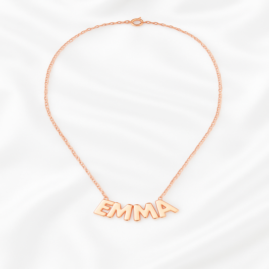 Luna Luxe Charms Necklace Rose Gold