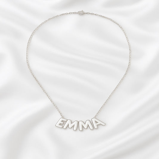 Luna Luxe Charms Necklace Silver